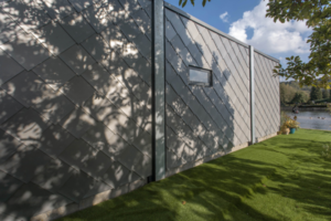 Zinc shingles up close for a bespoke residential project